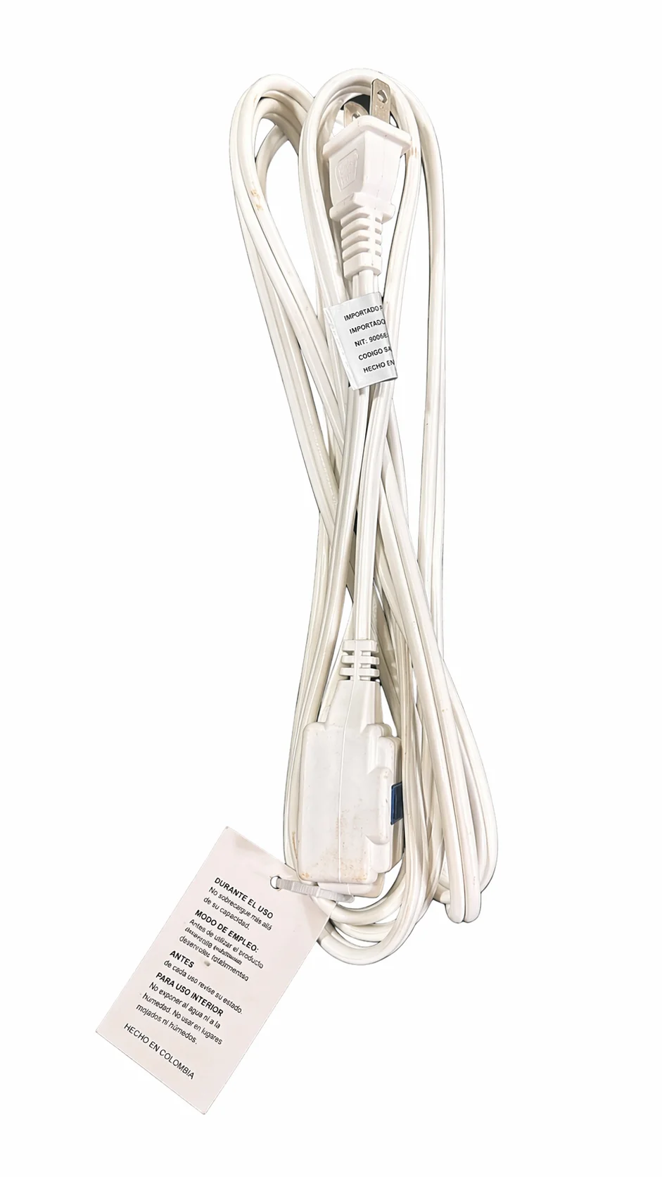 Extension blanca unifer 3mt